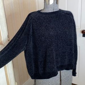 Black Chenille Sweater